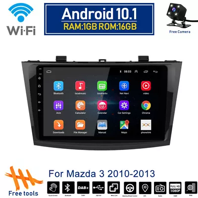 Android 10.1 Car Wifi DVD Radio Stereo GPS Navi BT Player For Mazda 3 2010-2013 • $181.50