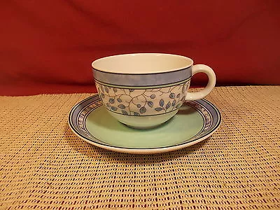 Mikasa China Susanne SL104 Cup & Saucer Set 2 1/2  T X 2 3/4  W • $4.95