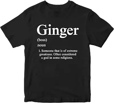 Ginger Boss T-shirt Noun Vegetables Farming Religious  Novelty Birthday Gifts • £7.99