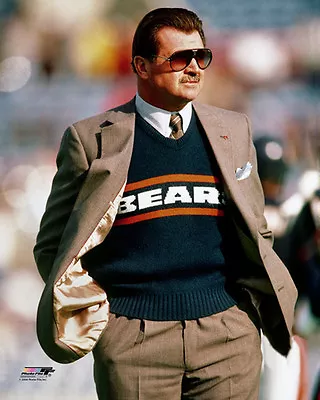 Mike Ditka COACH DITKA 1985 Chicago Bears At Soldier FIeld Premium POSTER Print • $44.99