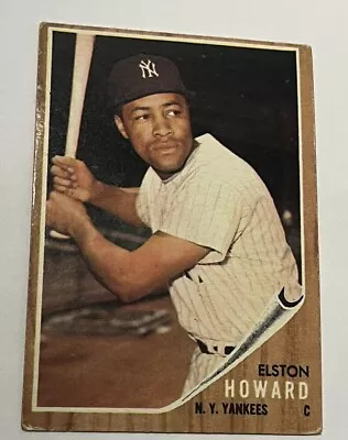 1962 Topps Elston Howard New York Yankees Baseball Card #400 • $1.99