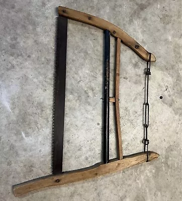 Vintage Antique Wooden Bow Buck Saw 30” Blade • $22