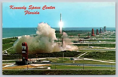 Kennedy Space Center Titan Missile Launch Vintage 1960s NASA Florida FL Postcard • $7.95