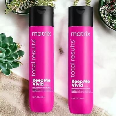 Coloured Hair Shampoo Matrix Total Results Keep Me Vivid Shampoo 2 X 300ml Home • £12.99