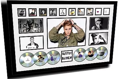 $220 • Buy New Justin Bieber Purpose Signed Limited Edition Framed Memorabilia