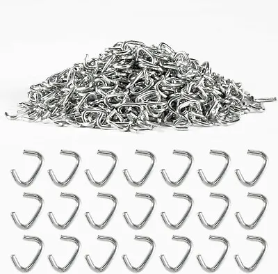 650PCS Galvanized Hog Rings For Upholstery Fencing Animal Cages-3/8 Inch • $12.96