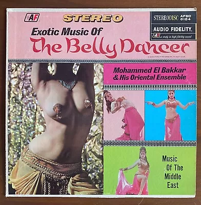 Mohammed El Bakkar - Exotic Music Of The Belly Dancer - 1966 Middle-eastern LP • $5