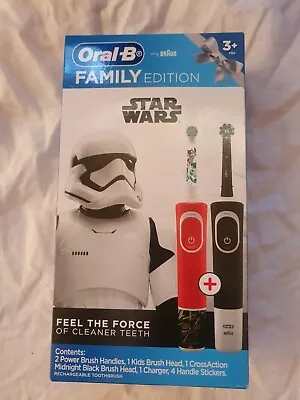 Oral B Power Toothbrush Pro 100 Frozen/Star Wars Twin Pack • $100