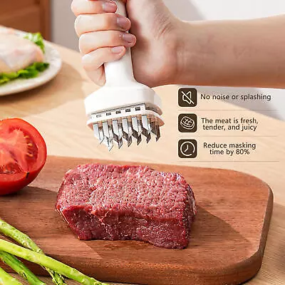 Profession Meat Tenderizer Needle With Stainless Steel Kitchen Tools Meat Soften • $10.69