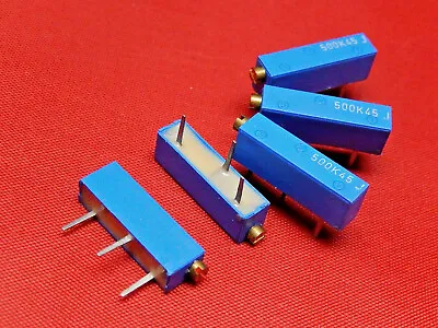 5x 3006P 500K 3/4  Multiturn Trimmer Potentiometer • £2.50