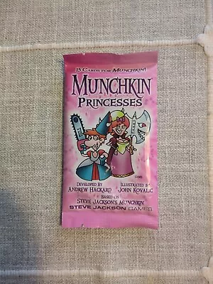 Munchkin Princesses Factory Sealed Booster Pack 1st Edition 1st Printing • $2.99