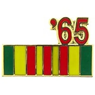 1965 Vietnam Service Ribbon Lapel Or Hat Pin • $8.98