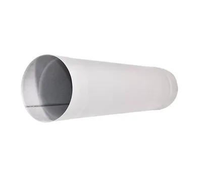 £12.99 • Buy Galvanized Steel Solid Pipe Ventilation Chimney Liner Metal Ducting Rigid Tube 