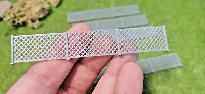 Industrial Metal Fence (5 Piece) Scale H0 1:87 From 3D-Druck Filigree • $6.43