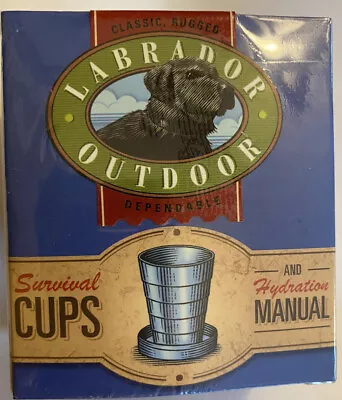 Labrador Outdoor Survival Cups & Hydration Manual Kit Sealed New Novelty Gift • $15