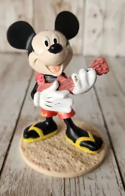 Disney DecoPac Deco Pac Hawaiian Mickey Mouse Cake Topper Cupcake Birthday 3.5in • $4.99