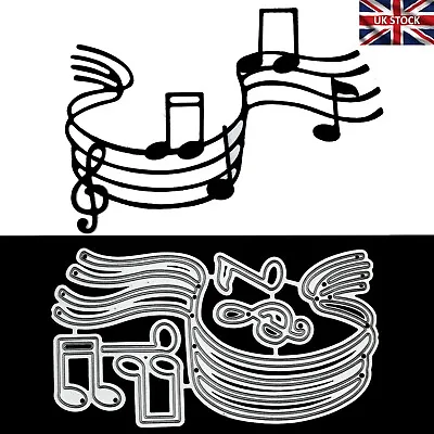 Musical Notes / Sheet Music Metal Cutting Die Card Making Crafts *UK SELLER* F3 • £4.40