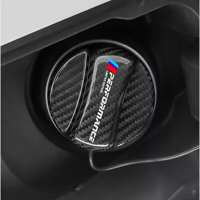 1Pcs Carbon Fiber Gas Fuel Cap Cover Fits BMW 3 Series F30 E36 E46 E39 E90 E92 • $23.43