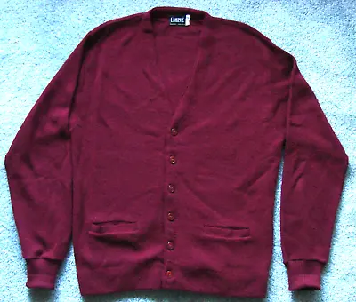 Vintage Campus Mens XL Orlon Acrylic Cardigan Sweater  Grandpa Mr Rogers USA • $16.60