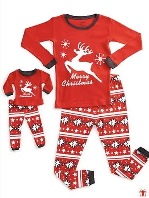 Toddler Girls Pajama Set With Matching 18 In. Doll Outfit Christmas 4T • $25