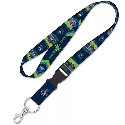 WinCraft Minnesota Timberwolves Black Panther 2 Reversible Lanyard With • $10.99