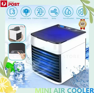 Mini Portable USB Arctic Air Conditioner Air Cooler LED Cooling Fan Personal AU • $23.85