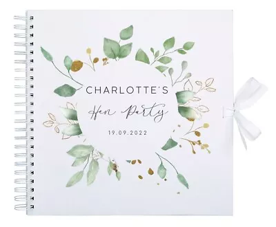 £15.99 • Buy Personalised Hen Party Scrapbook Photo Album, Hen Gift, Friend Gift, Party Gift