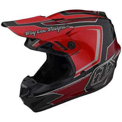 NEW Troy Lee Designs GP Ritn Red Motocross Dirt Bike Helmet • $199