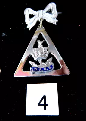 £18 • Buy Royal Navy- Pendant Bow  Type Sweetheart Brooch - Wrns #4