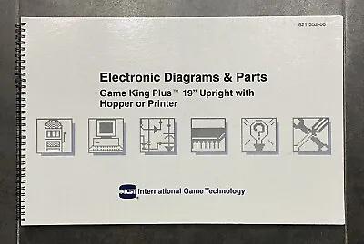 IGT- Electronic Diagrams & Parts Game King Plus™19  Upright W/ Hopper Or Printer • $39