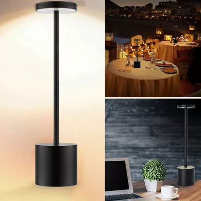 Table Lamp Cordless Dimmable LED Battery Desk Lamp For Restaurant/Bedroom/Study • $21.89