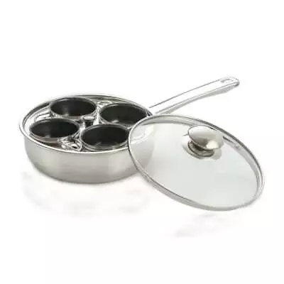 18 10 Stainless Steel 4 Egg Poacher • $28.80