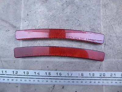 1985 Honda VF500 V30 Magna H1016-3) Left And Right Rear Red Reflectors Set • $22.30