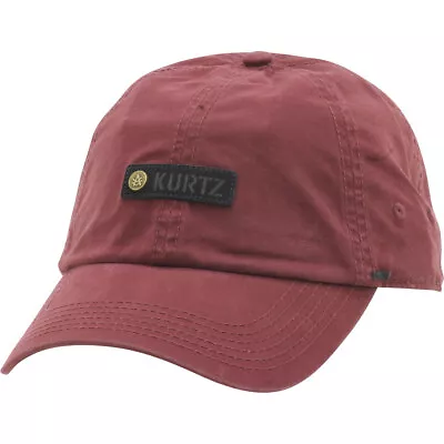 Kurtz Men's Chino Corps Baseball Steleed Crimson Cap Hat Sz. One Size Fits Most • $30.95