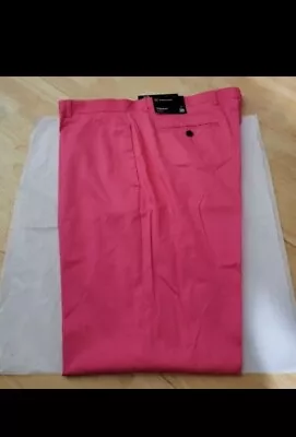 International Concepts Tapered Hot Pink Pants - New Men's Size 38x32 • $34