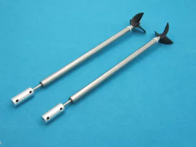 A Pair 3 Blade Stainless Assembly 3mm Shaft Catamaran Double Motor Rc Boat #1723 • $36.56