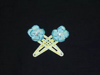 Gymboree Girls VTG   SPLASH  Set Of 2 FLORAL BARRETTES...NWOT • $5.50