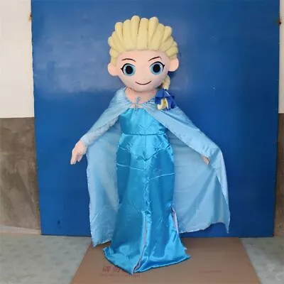 Cosplay Cartoon Character Frozen Princess Anna Elsa Mascot Costume Advertising F • $256.83