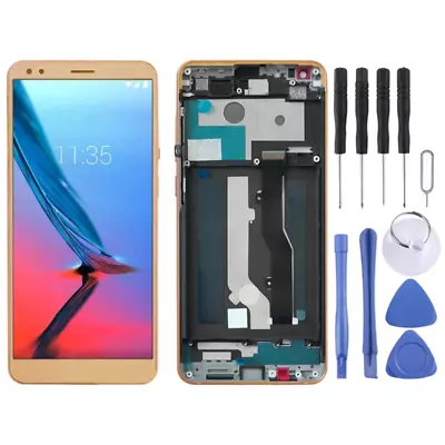 OEM LCD Screen For ZTE Blade V9 V0900 Digitizer Full Assembly With Frame（Gold) • $69.29