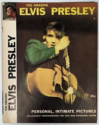 THE AMAZING ELVIS PRESLEY Magazine 1956 50s TEEN Rockabilly Rock N Roll Photos • $34.99