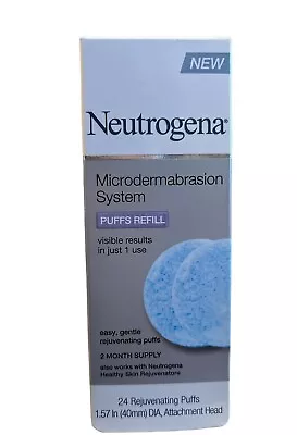 Neutrogena Microdermabrasion System Facial Puffs Refill 24 Puffs New In Box READ • $288.93
