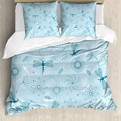 Blue Duvet Cover Flowers Dandelions • £32.99