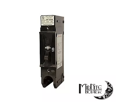 Midnite Solar MNEDC125RT 125 Amp 125VDC Panel Mount Breaker With Remote Trip • $53.99