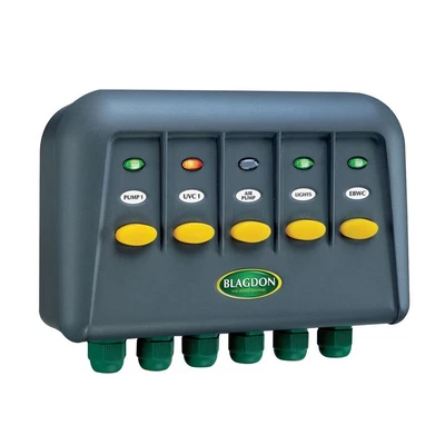 £85.39 • Buy Blagdon Powersafe 5 Way Outdoor Garden Pond Electrical Switch Box