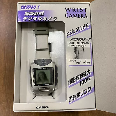 CASIO WQV-1-8DR Wrist Camera Digital  Watch Rare Vintage New In Box NOS • $499