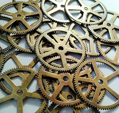 Steampunk Vintage Watch Movement Clock Parts Gears Cogs Wheels Large Size 62mm • $12.95