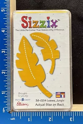 Sizzix Medium Yellow Die - Leaves Jungle 38-0214 Provo Craft Ellison • $6.99