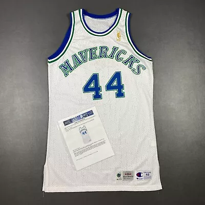 100% Authentic Shawn Bradley 96 97 Mavericks Game Worn Autographed Jersey Mears • $2507.50