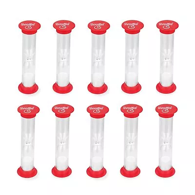 Sand Timer 1 Minute Plastic Hourglass Timer Set Of 10 • $13.66