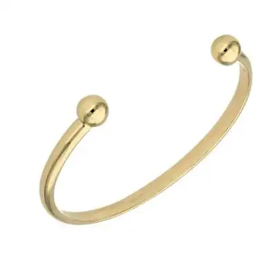 9ct Yellow Gold Torque Bangle - 17.2g • £682